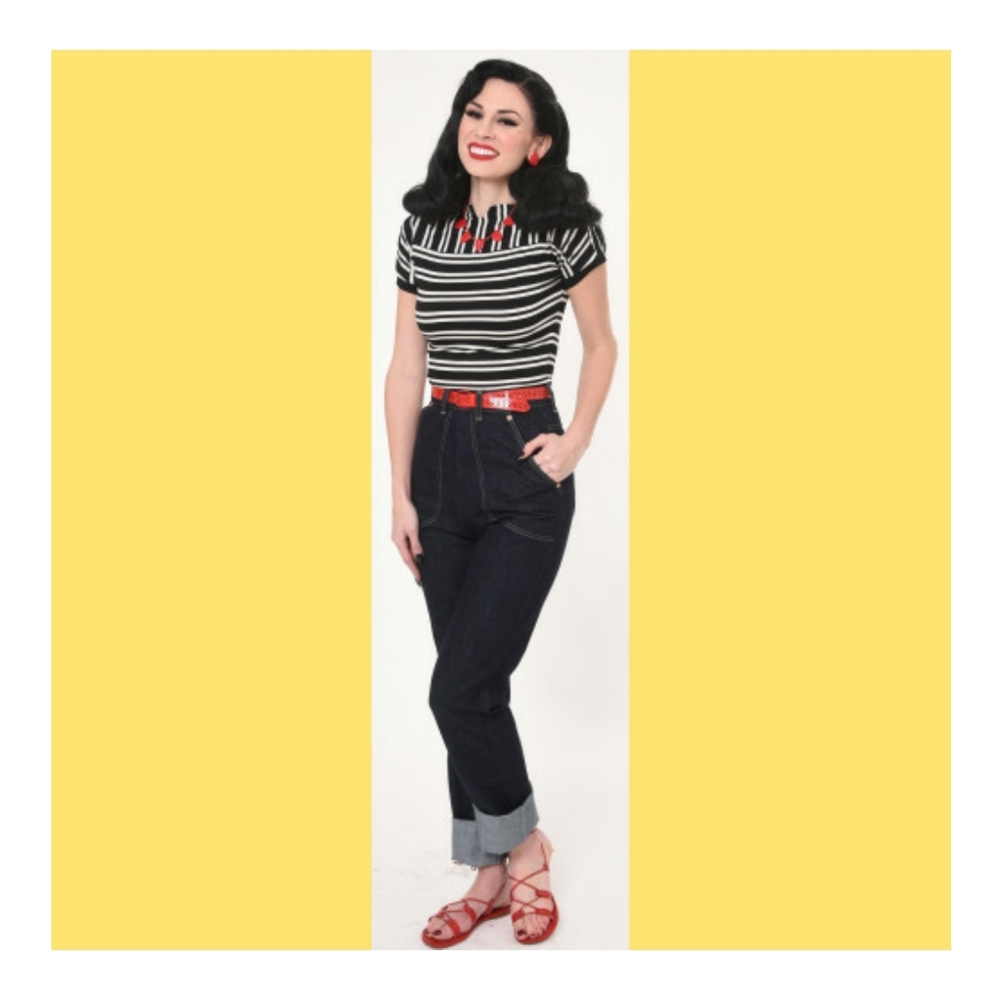 ✦Freddie's of Pinewood 50s Jeanie Denim Jeans✦